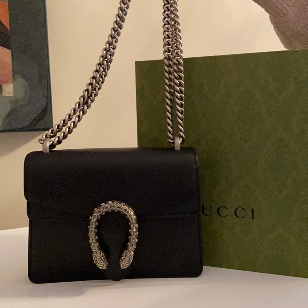 Gucci dionysus black bag🖤